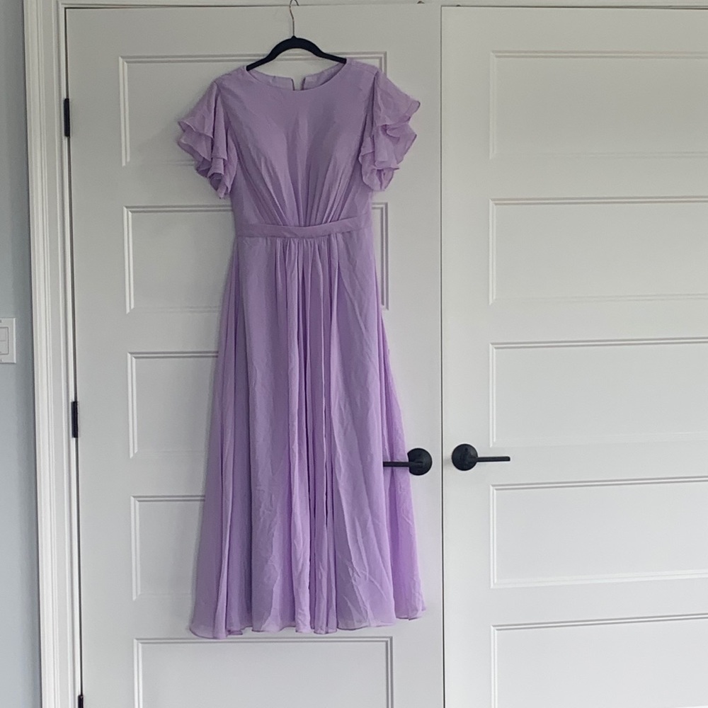 Custom lavender lilac gown